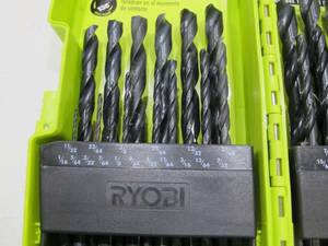 lot 600 image: Ryobi Black Oxide Index Drill Bit Set (28-Piece)