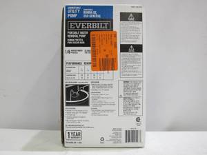 lot 620 image: Everbilt 16 HP Plastic Submersible Utility Pump