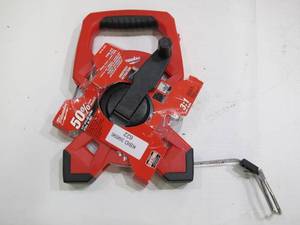 lot 622 image: Milwaukee 100 ft. Open Reel Long Tape Measure