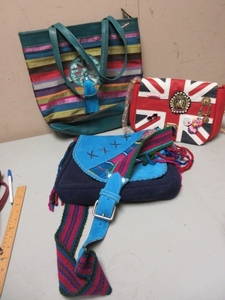 FUNKY, INTERNATIONALLY MADETHEMED HANDBAGS