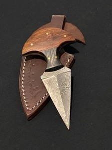 Fantastic Custom Damascus Steel Boot Knife