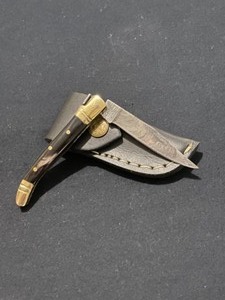 Fantastic Custom Damascus Steel Folding Pocket Knife