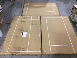 Lot of 3 42 in. H x 96 in W x 48 in. D Overhead Ceiling Mount Garage Rack by Husky