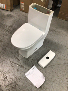 Sublime II 1-Piece 0.81.28 GPF Dual Flush Elongated Toilet in White by Swiss Madison