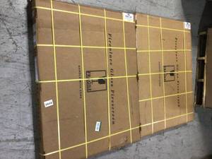 Alpine Large Glass Fireplace Doors by Pleasant Hearth
