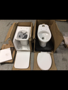 Lot of 2 Mixed and Assorted Bathroom Toilets Customer Returns See Pictures