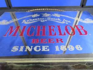 lot 18 image: ANHEUSERBUSCH INC.  MICHELOB MIRROR