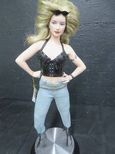 lot 39 image: HARLEY DAVIDSON PORCELAIN COLLECTOR DOLL