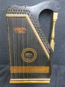 lot 65 image: MANDOLIN GUITAR HARP