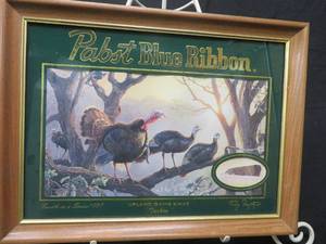 lot 70 image: PABST BLUE RIBBON UPLAND GAME BIRDS