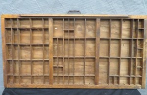 lot 94 image: VINTAGE DRAWER  WALL HANGING