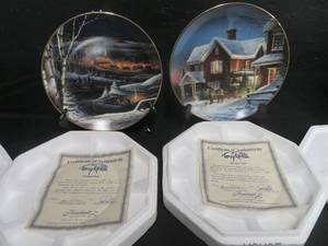lot 121 image: 2 TERRY REDLIN COLLECTOR PLATES