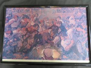 lot 132 image: 1968 CHEVROLET SPORTS ART COLLECTION THE FIRST GAME A FRIBERG