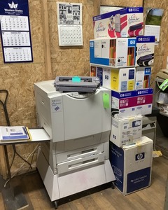 lot 25 image: Two HP Office Printers