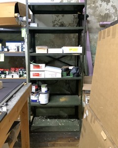 lot 68 image: Steel Shelf