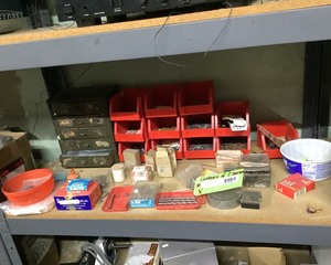 lot 183 image: Frame Hardware Assortment and Labeling