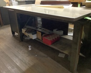 lot 78 image: Wood Frame Table