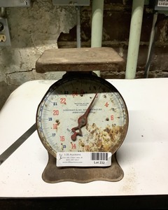 lot 232 image: Antique Dial Scale