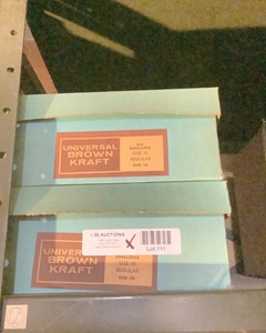 lot 111 image: Bulk Lot Kraft Envelopes