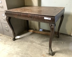 lot 166 image: Antique Wood Table