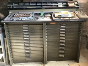 lot 198 image: Steel Printers Cabinets with Contents