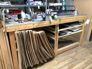 lot 63 image: FramingMatting Table