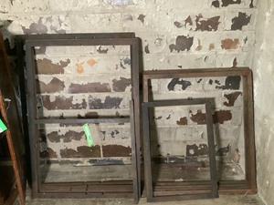 lot 212 image: Large Sheet Printing Chases - antique lettersetting