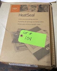 lot 104 image: 1.5 mil Laminating Pouches