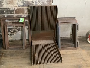 lot 211 image: Vintage Printing Chases, Storage Rack