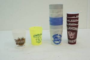 lot 117 image: Plastic souvenir cups