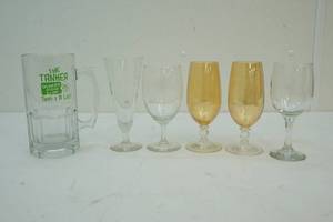 lot 119 image: Mug and wine glasses