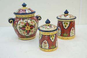 lot 125 image: Canisters
