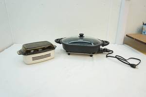 lot 90 image: Electric Dutch over and casserole dish