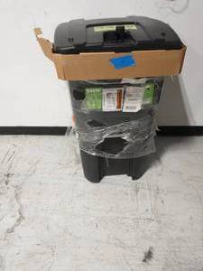 lot 3 image: TOTER 64 Gal. Black Bear-Tight Wheeled Trash Can