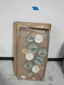 lot 7 image: STRATTON HOME DECOR Santorini Metal Wall Decor