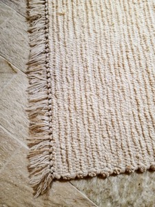 lot 6 image: Large Neutral Colored Area Rug