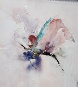 lot 33 image: Framed Watercolor Painting