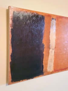 lot 43 image: Abstract Canvas Painting