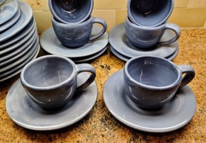 lot 45 image: Pottery Barn Sausalito Dish Set