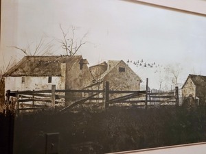 lot 91 image: Framed Print by Andrew Wyeth