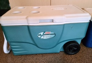 lot 104 image: Pair of Coleman Coolers