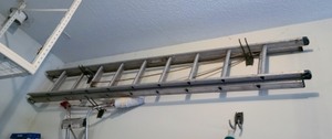 lot 106 image: Extension Ladder and Wall Stabilizer