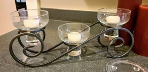 lot 63 image: Decorative Candleholders