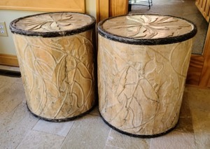 lot 4 image: Pair of  Enchanting End Tables