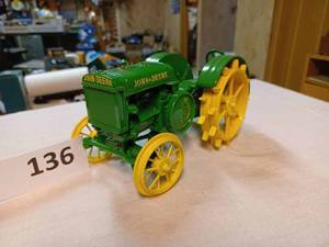 lot 136 image: Ertl John Deere 116th Scale - No Box D is Written in Marker on the bottom