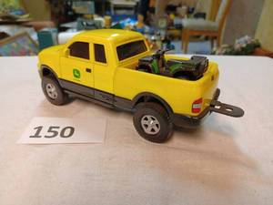 lot 150 image: Ertl Ford F150 with John Deere ATV