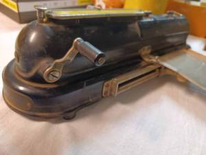 lot 184 image: The Protectograph Check Writer Manufactured by G.W. Todd and Company, No. 519442