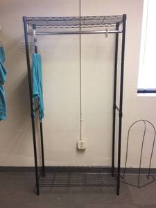 Wire Locker Room Coat Rack