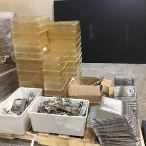 Selling On Ebay USED $50 Each Lot Includes 70 (USED SOLD VALUE $3500) Of Mouse Size Caging Systems - Includes Nalgene Box Bottoms &amp Sectioned Wire Tops - Great Condition Also Includes Rabbit Cage Attachments - See Pics