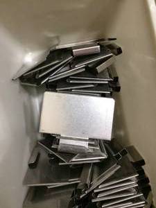 Lot Of Heavy Duty Stainless Steel Metal Hanging Wire Cage Kennel Card Holders Display Pet Care ID Info Vet Dog Shelter Rescue Laboratory Caging Project Record Cataloging&nbspSystem&nbsp